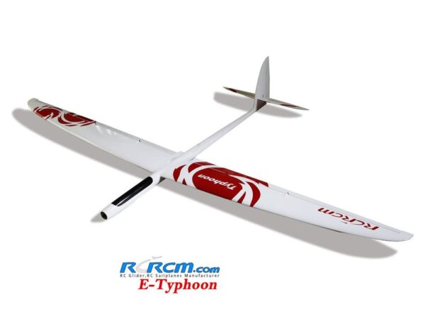 Voll GFK Elektrosegler Typhoon, Spw 2000mm, RCRCM