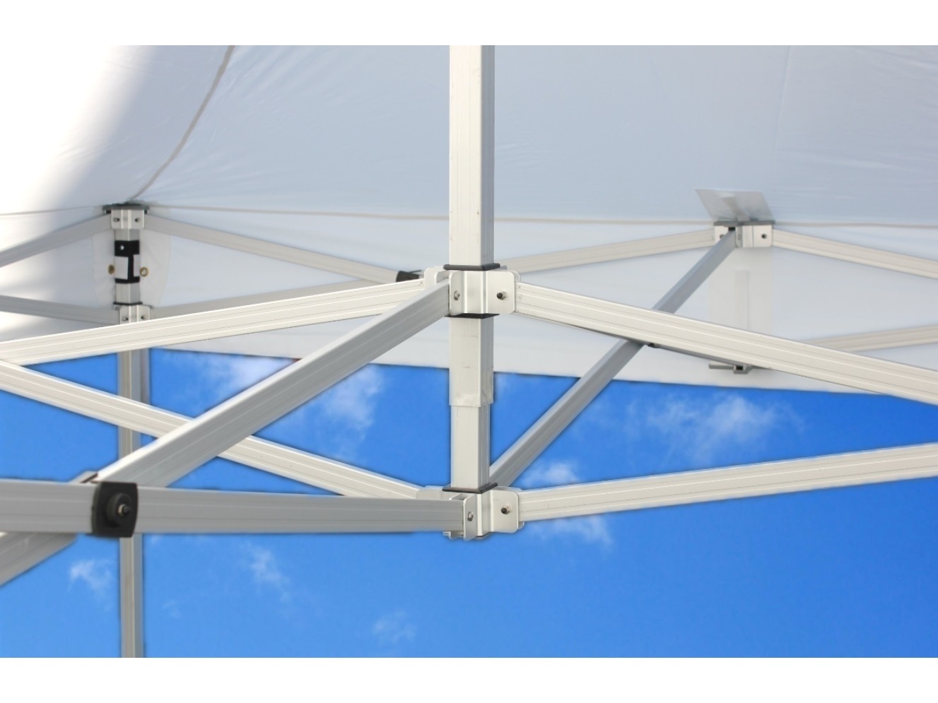 HEBU-Tent Faltzelt DELUXE 3x6m schwarz – Bild 4