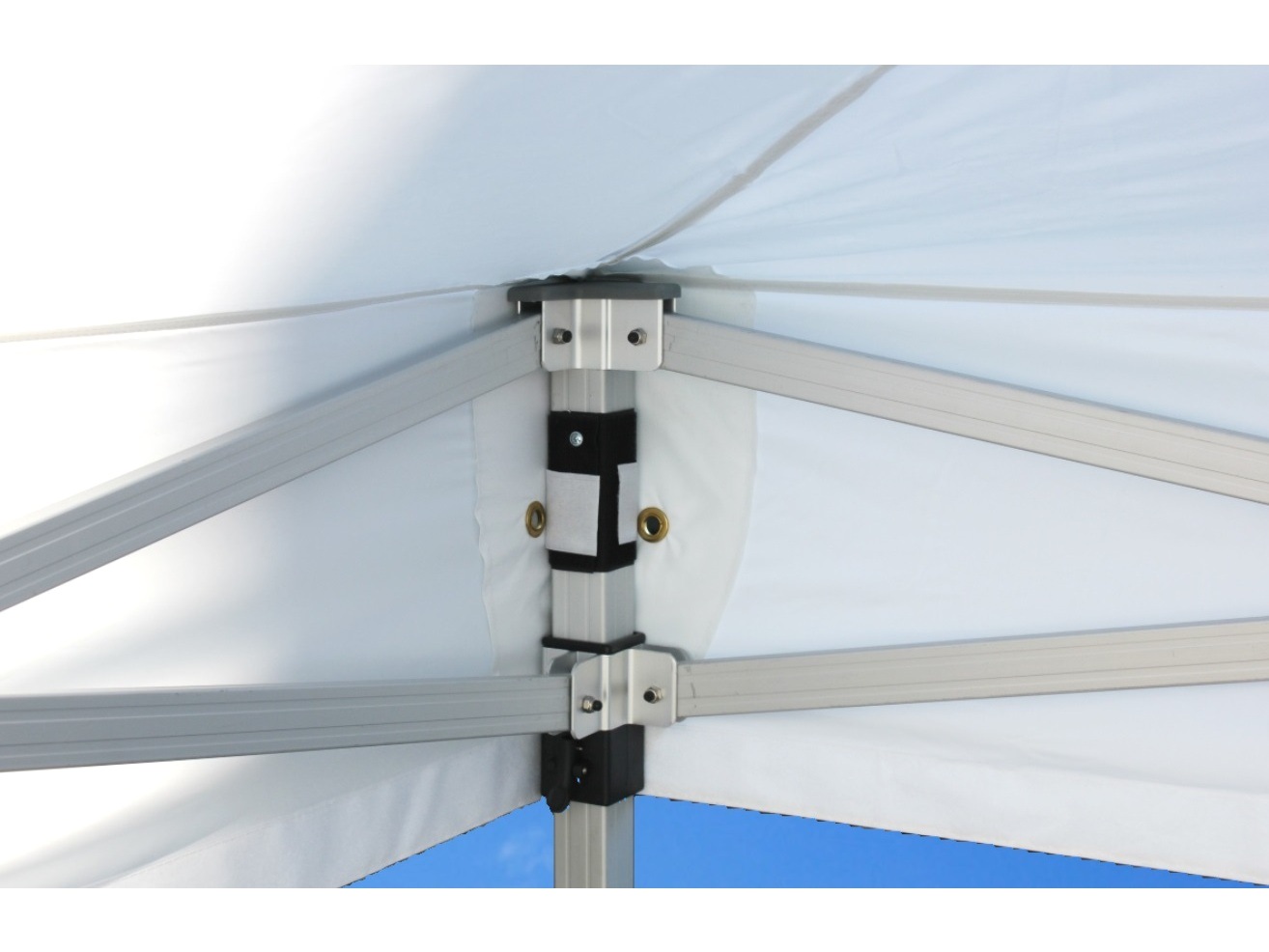 HEBU-Tent Faltzelt DELUXE 3x6m schwarz – Bild 5