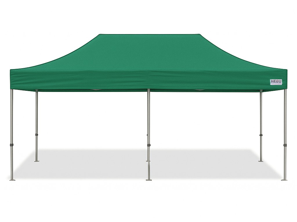 HEBU-Tent Faltzelt PRO 3x6m grün
