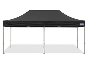 HEBU-Tent Faltzelt DELUXE 3x6m schwarz