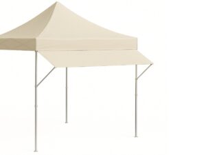 Vordach 3m - Regenschutz & Sonnenschutz - HEBU-Tent Faltzelt Deluxe sand