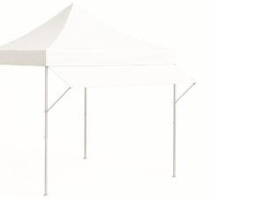 Vordach 4.5m - Regenschutz & Sonnenschutz - HEBU-Tent Faltzelt Deluxe weiss