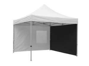 Seitenwand PRO / DELUXE 3m schwarz ohne Fenster