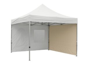 Seitenwand PRO / DELUXE 4.5m sand ohne Fenster