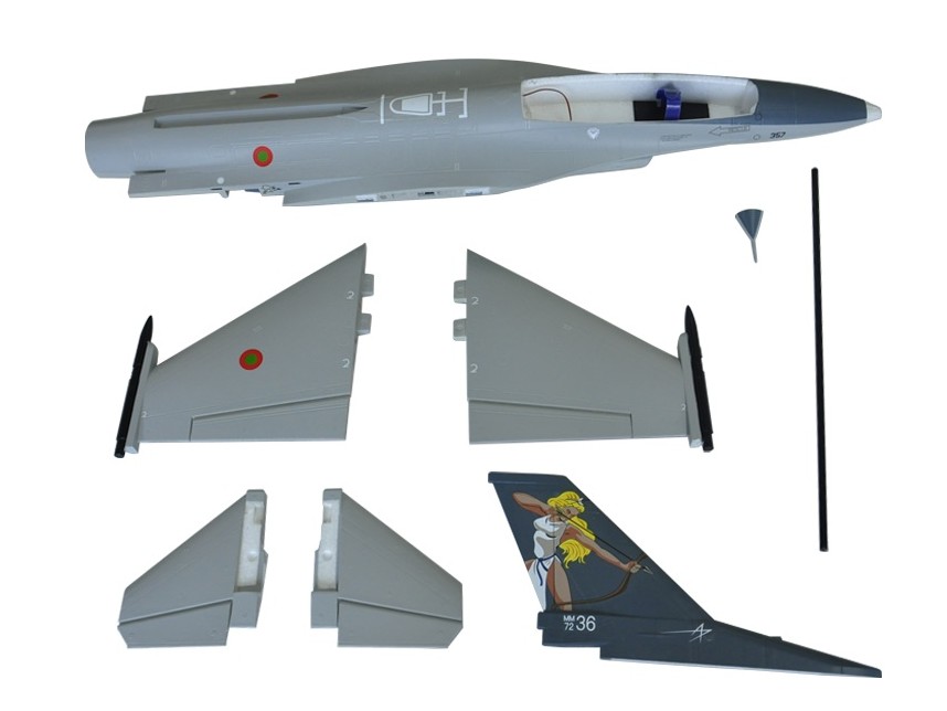 F-16 - 50mm EDF - Spw 550mm - EPO PNP-Set - AF-Model – Bild 2