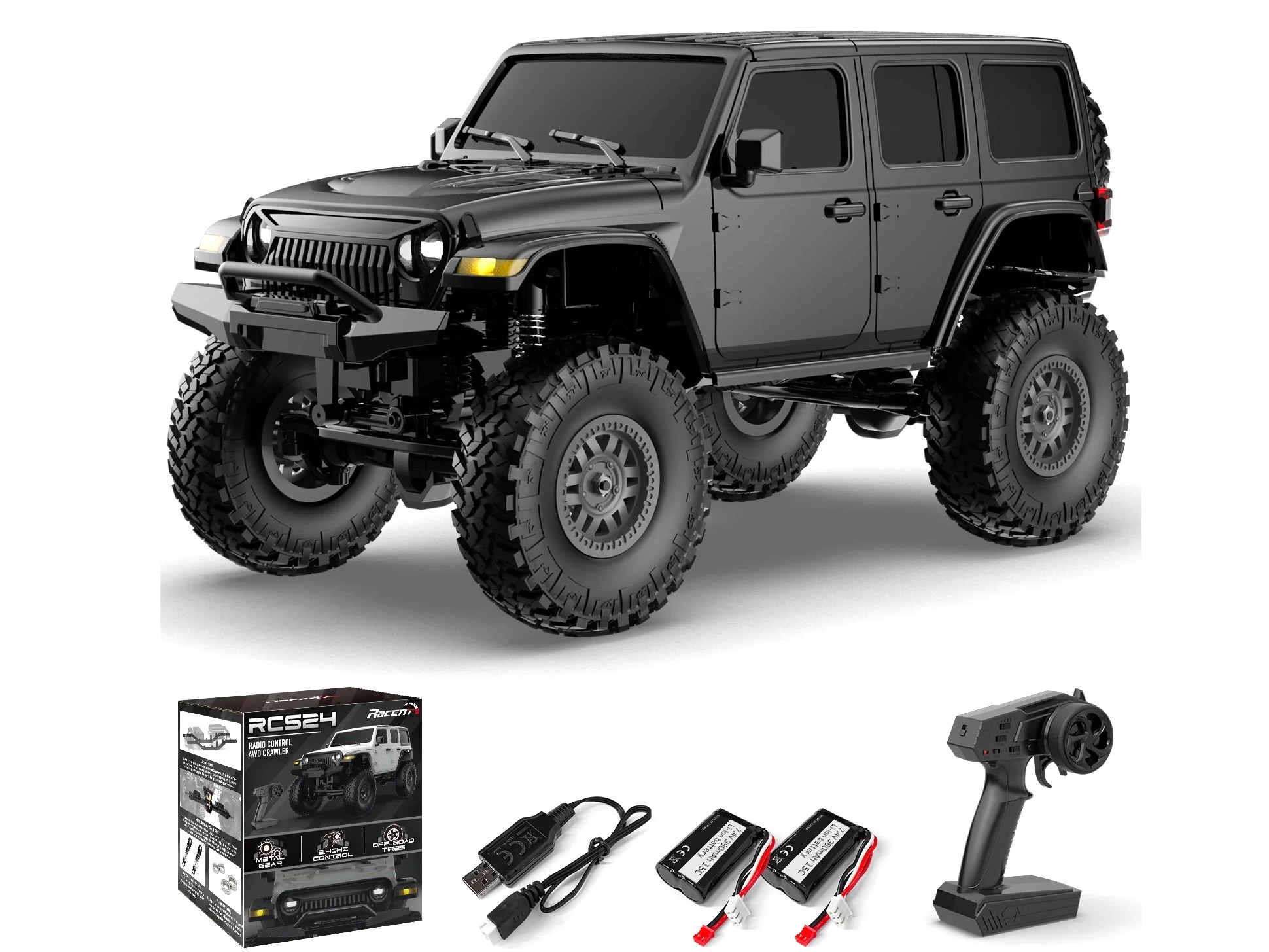 Rock Crawler - 4WD RC-Car - RTR-Komplett-Set - 2.4Gh - 1:24, Volantex