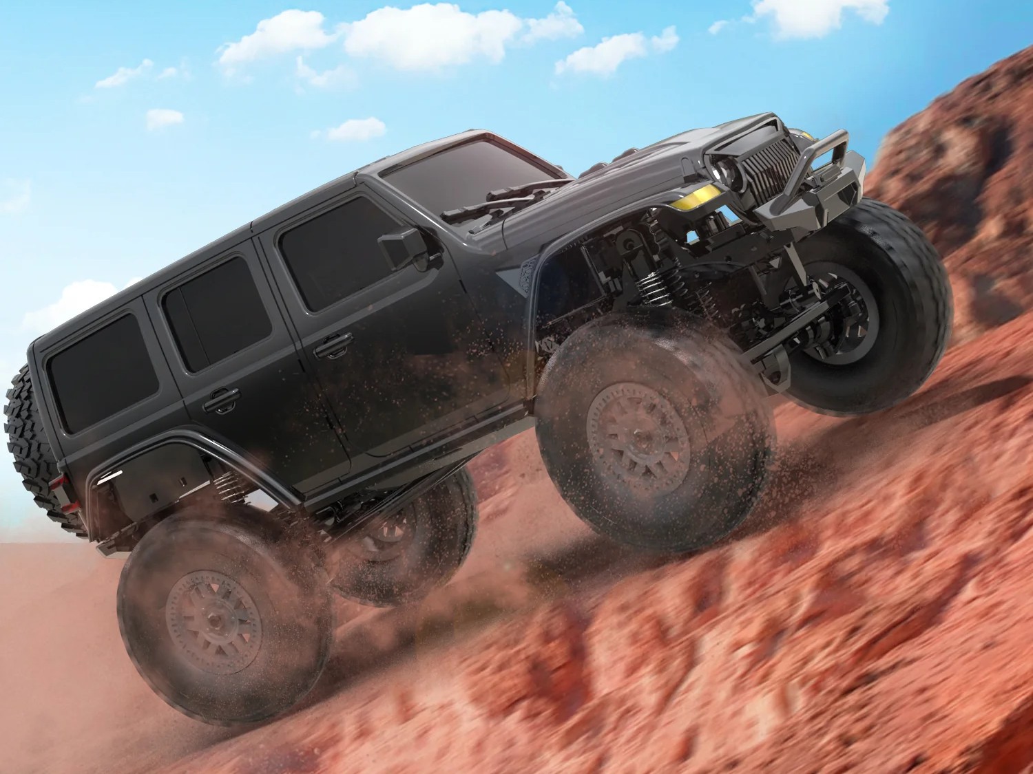 Rock Crawler - 4WD RC-Car - RTR-Komplett-Set - 2.4Gh - 1:24, Volantex – Bild 2