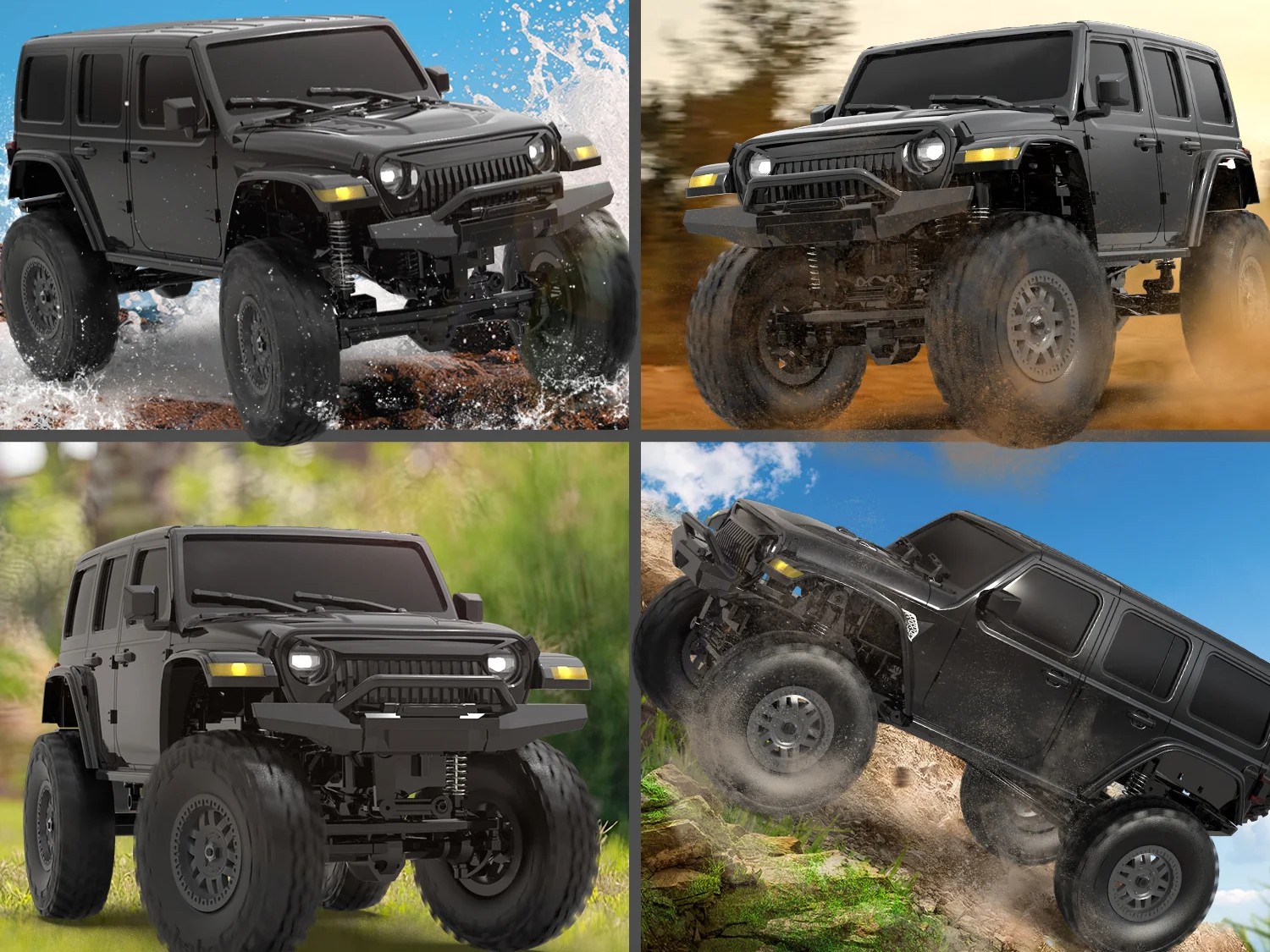 Rock Crawler - 4WD RC-Car - RTR-Komplett-Set - 2.4Gh - 1:24, Volantex – Bild 3