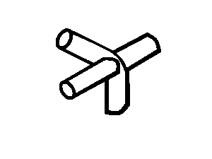 HEBU-Tent Ersatzteil Verbinder 4-Weg Nummer 9 zu 6m Zelten