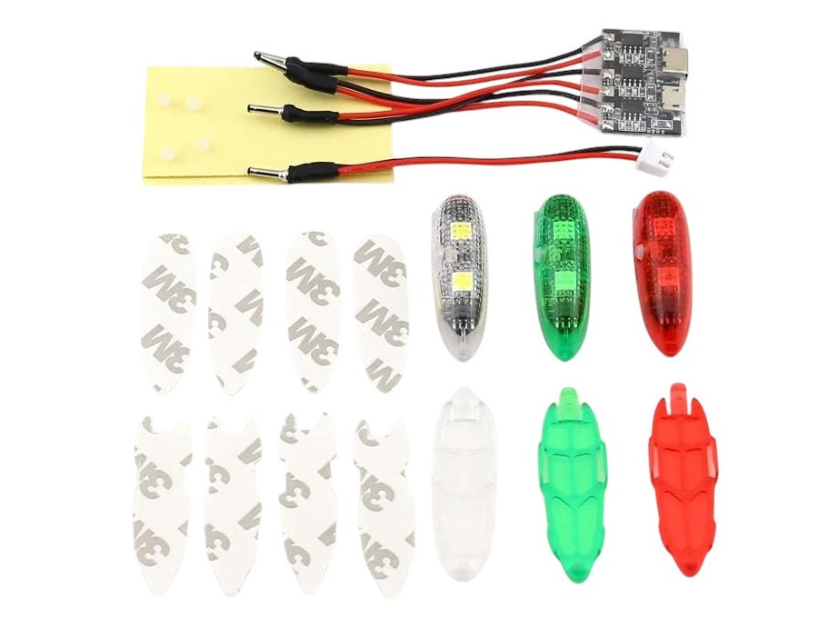 Super helle LED Positionslichter V3 - kabellos - 3er Set – Bild 2