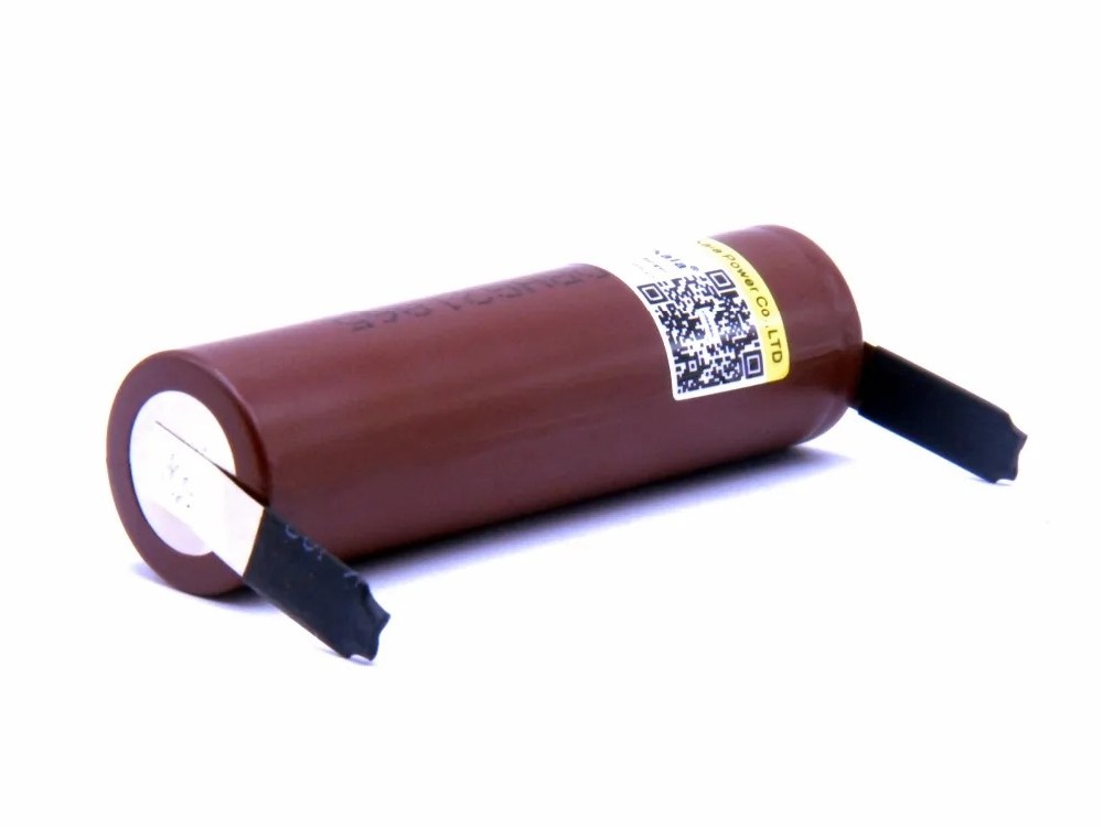 LiitoKala Li-Ion / LiIon Akku 3.7V 3000mAh - 18650HG2 - 1 Stück - mit Lötfahne