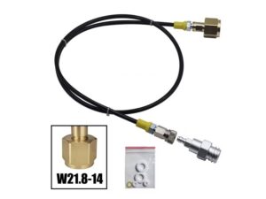 Hochdruckschlauch mit W21.8-14 Anschluss und 8 mm Schnellkupplung