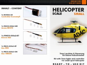 uniLIGHT HELISCALE-Small Beleuchtungsset - SET HELISCALE S2