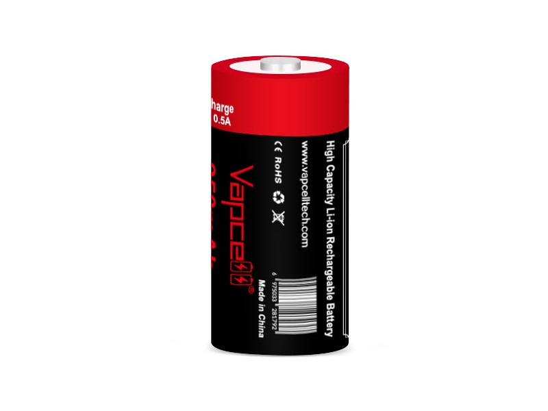 Vapcell Li-Ion Akku 16340 P1609B 3.6V 950mAh - USB-C - 1 Stück – Bild 2
