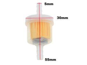 Benzinfilter für Pocketbikes, Quads usw, 5.0mm Anschluss