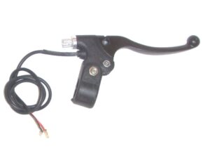 Bremsgriff Alu 12cm links mit  Kontakt links  zu Trotti