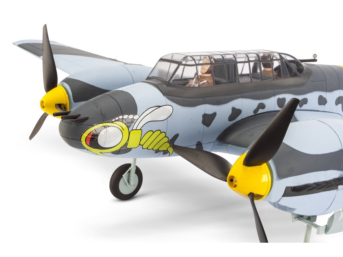 Messerschmitt BF-110, Spw 1500mm, PNP-Modell von Dynam – Bild 3