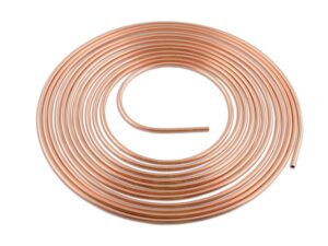 Kupferrohr weich, leicht biegbar, für Hydraulikleitungen 5x4mm - 1 Meter