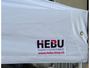 Zweite Wahl - HEBU-Tent Dachplane PRO 3x4.5 weiss