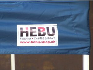 Zweite Wahl - HEBU-Tent Dachplane PRO 3x6 blau